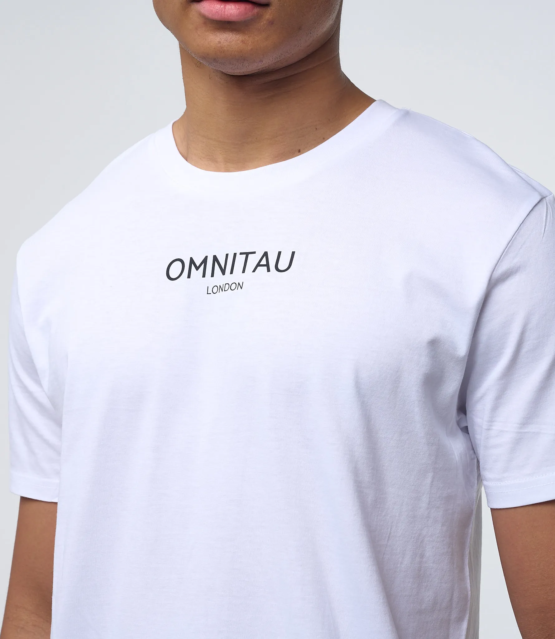 Omnitau Men's Soho Organic Cotton Crew Neck T-Shirt - White