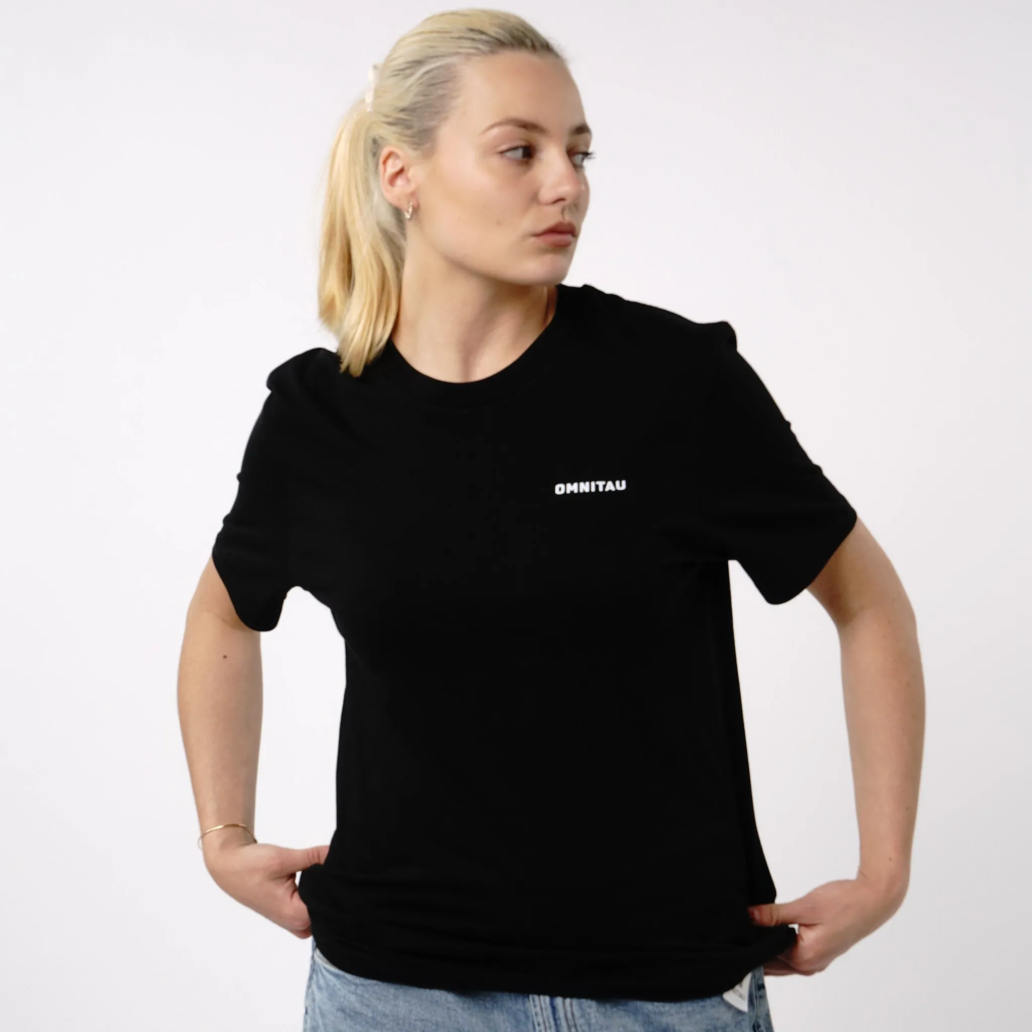 Omnitau Women's Muir Organic Cotton T-Shirt - Black