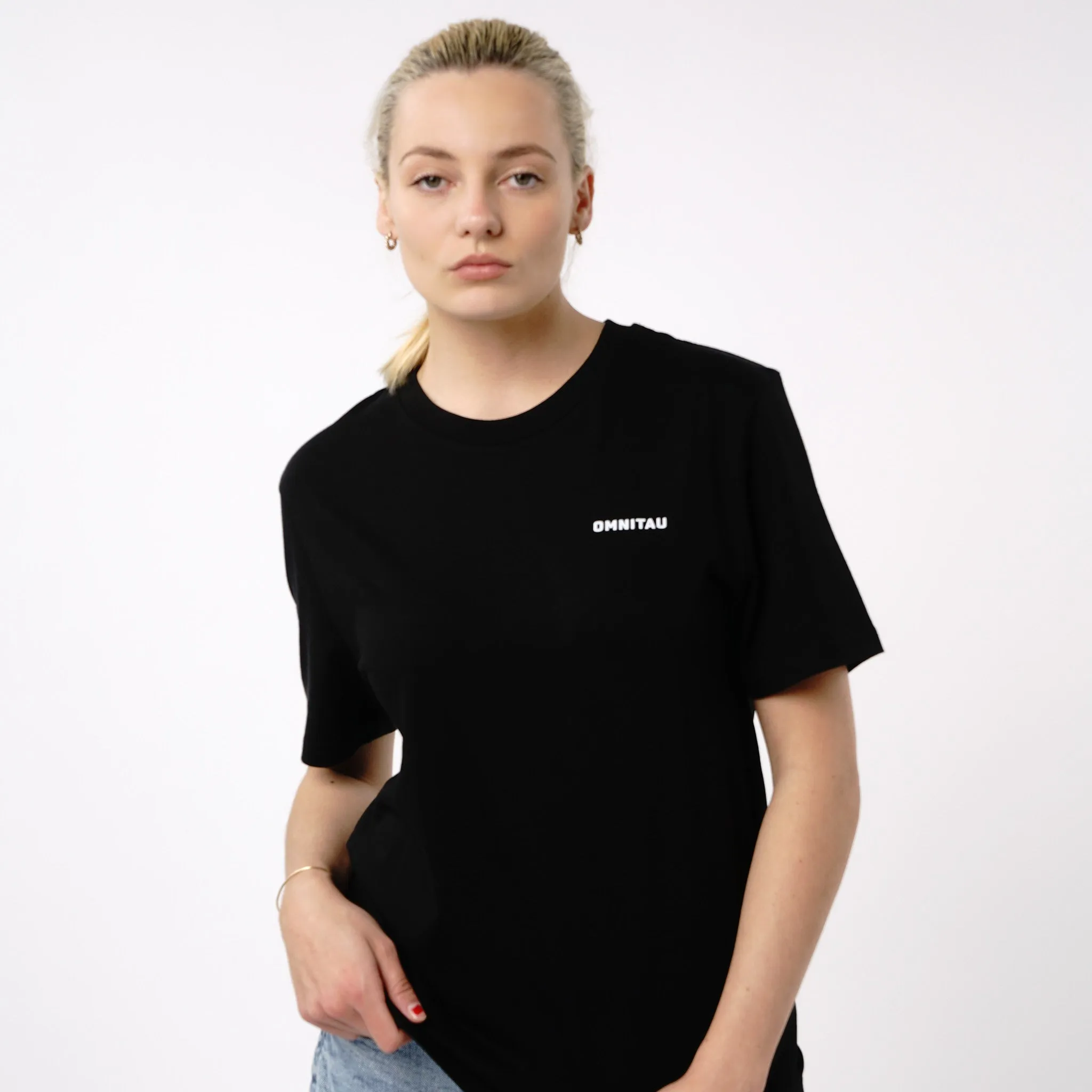 Omnitau Women's Muir Organic Cotton T-Shirt - Black