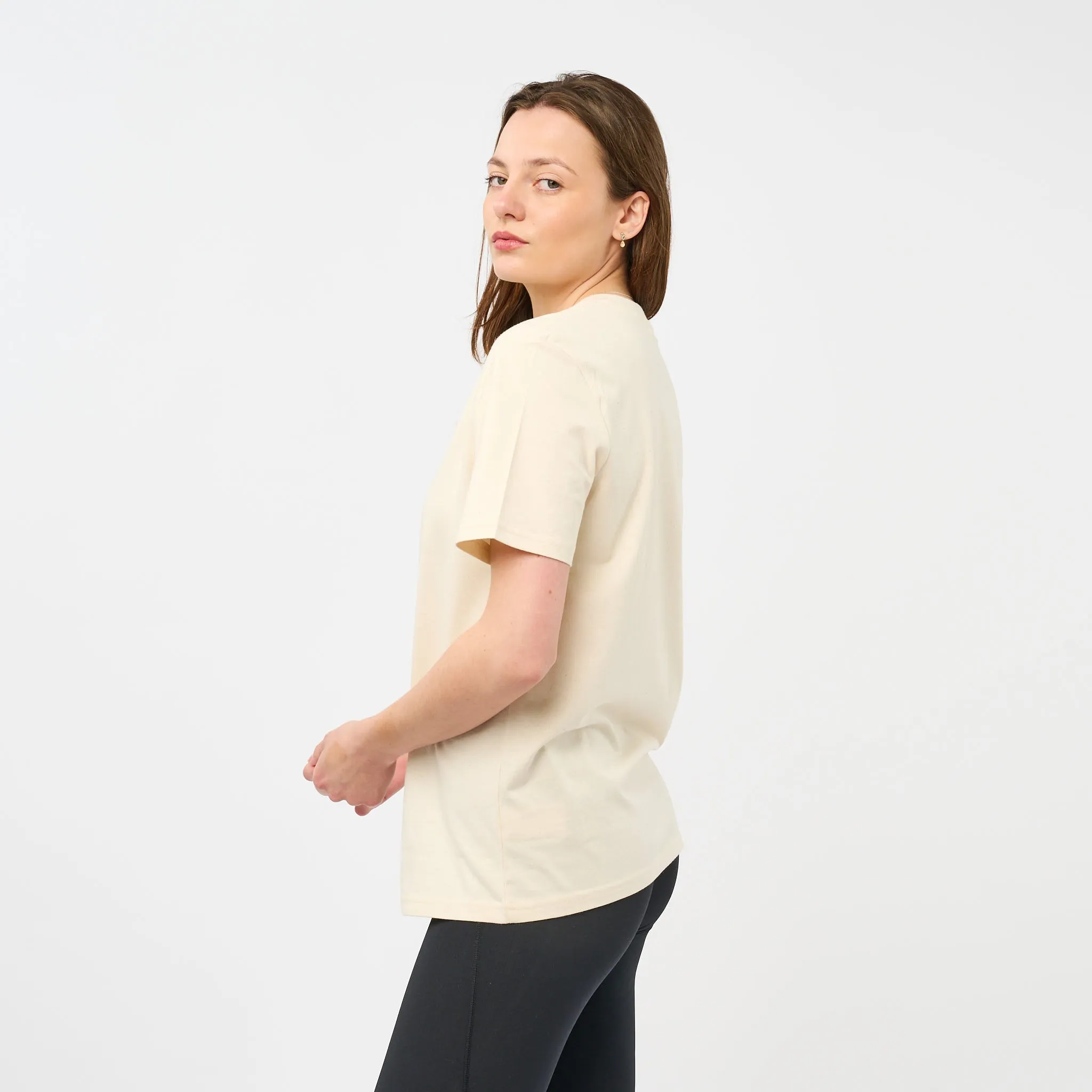 Omnitau Women's Muir Organic Cotton T-Shirt - Cream