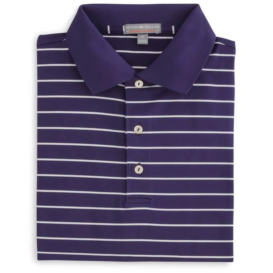 Peter Millar Campus Stripe Stretch Jersey Polo (Various Colors)