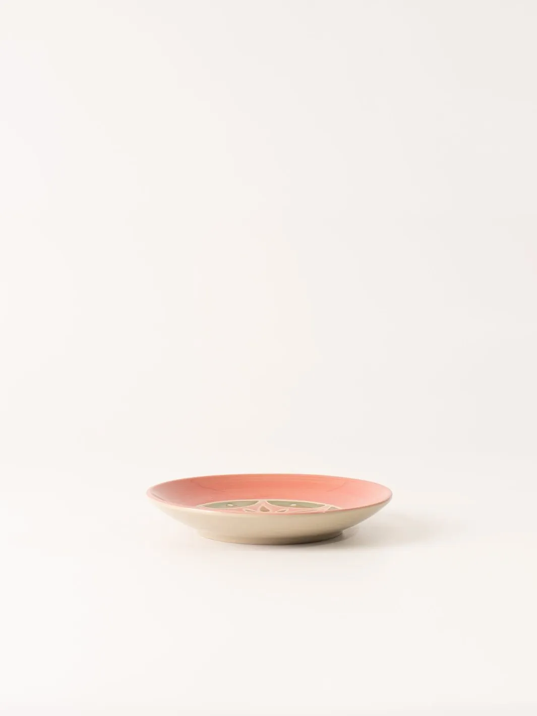 Pink Holiday Patterned Plate