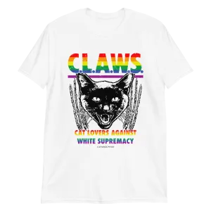 Pride CLAWS Unisex Shirt (White, Gray)