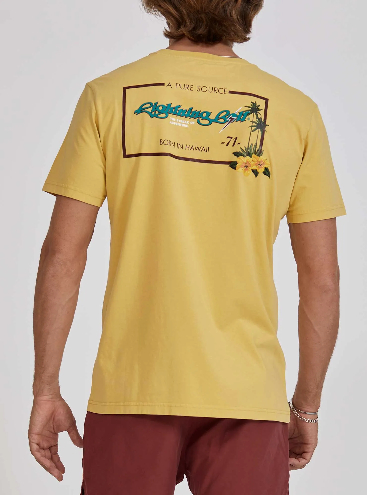 REGULAR T-SHIRT WITH FRONT AND BACK PRINT