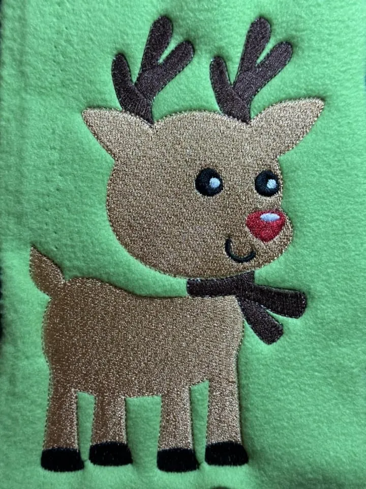 Reindeer Filled Christmas Design