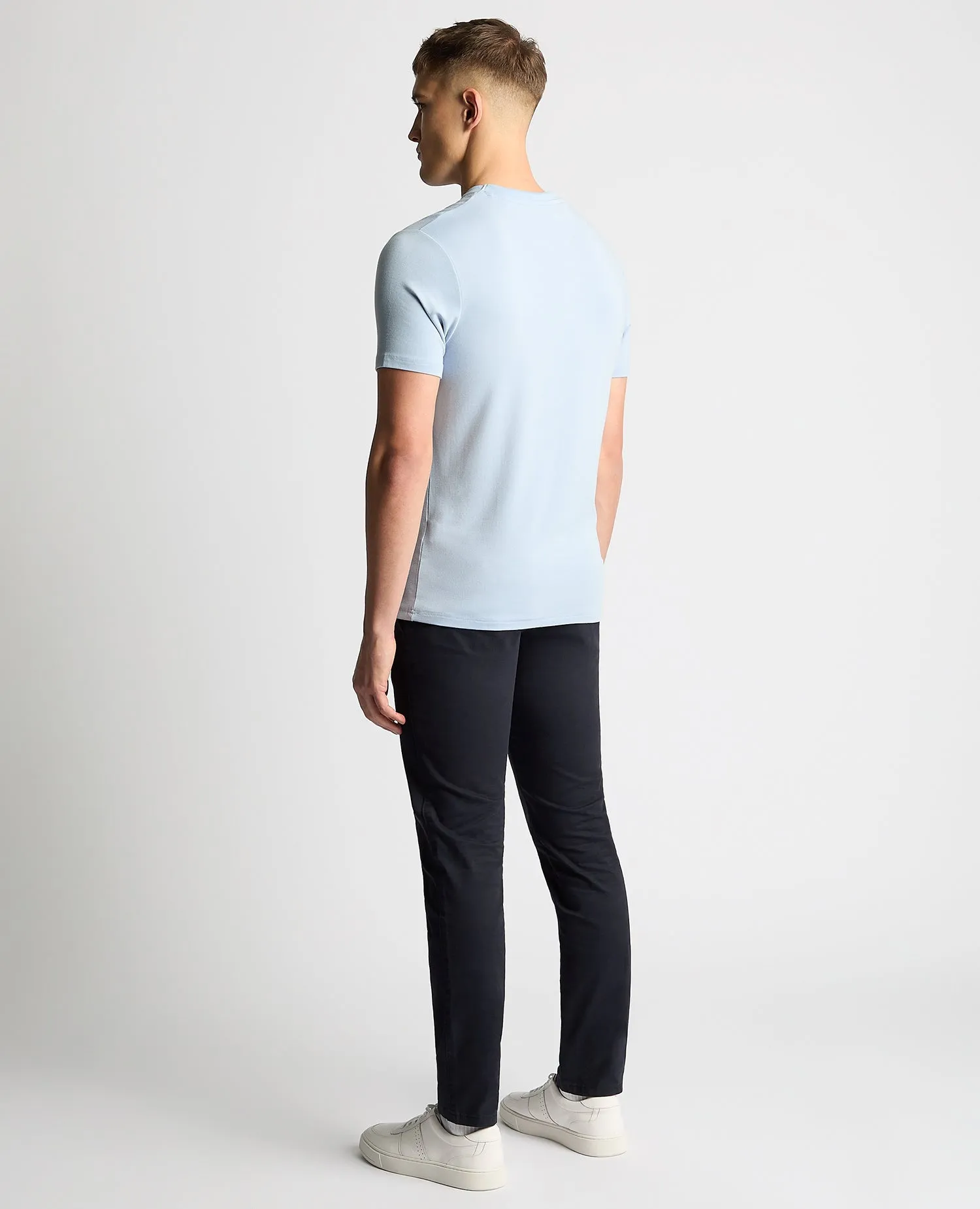 Relaxed Fit Crew Neck Tencel T-Shirt