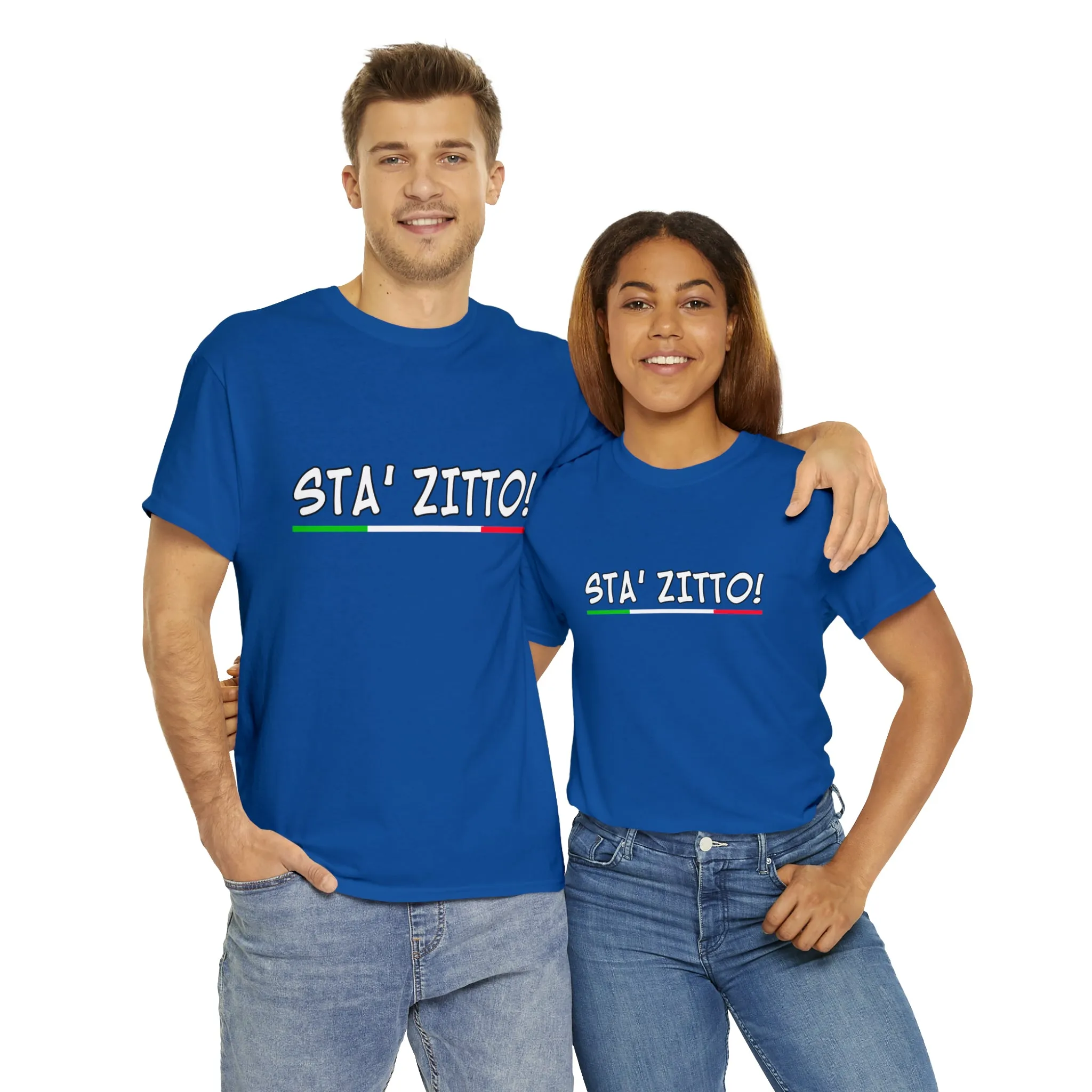 STA ZITTO T-Shirt - Italian Sicilian Tee Shirts