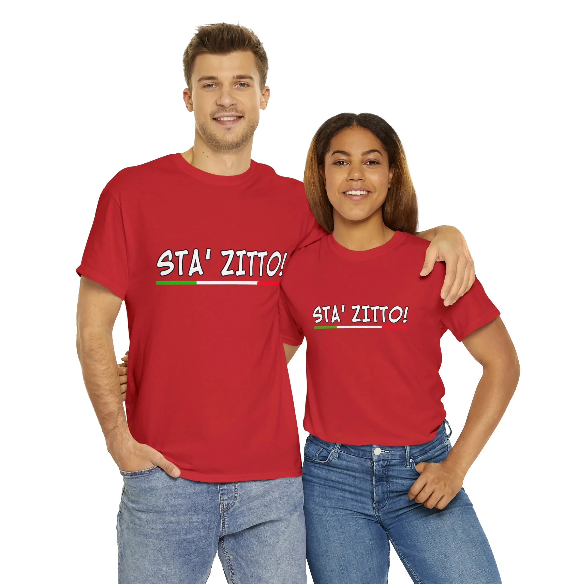 STA ZITTO T-Shirt - Italian Sicilian Tee Shirts