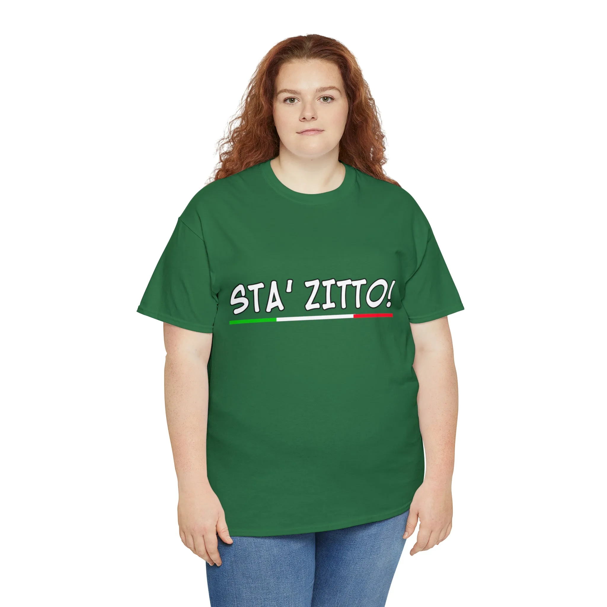 STA ZITTO T-Shirt - Italian Sicilian Tee Shirts