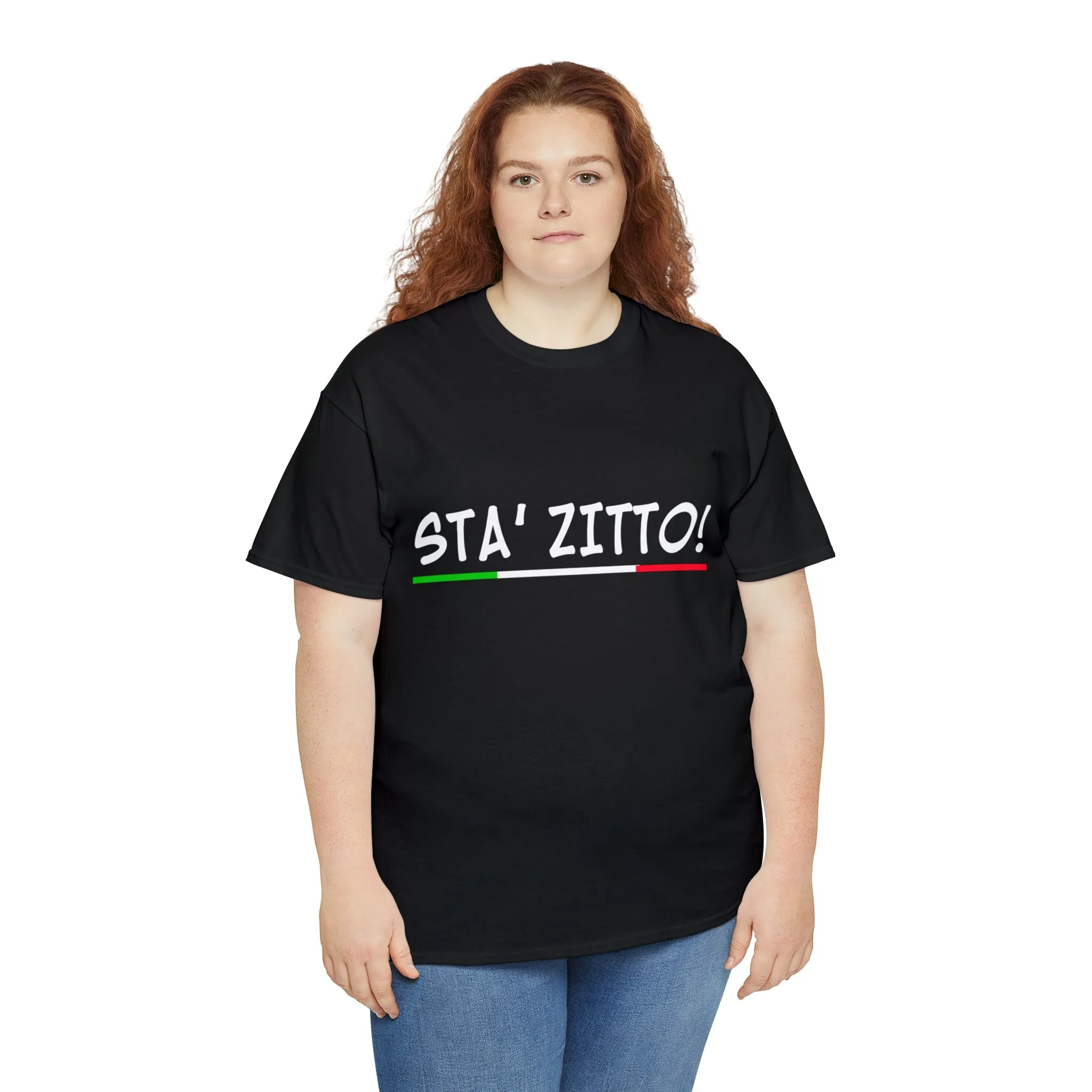 STA ZITTO T-Shirt - Italian Sicilian Tee Shirts