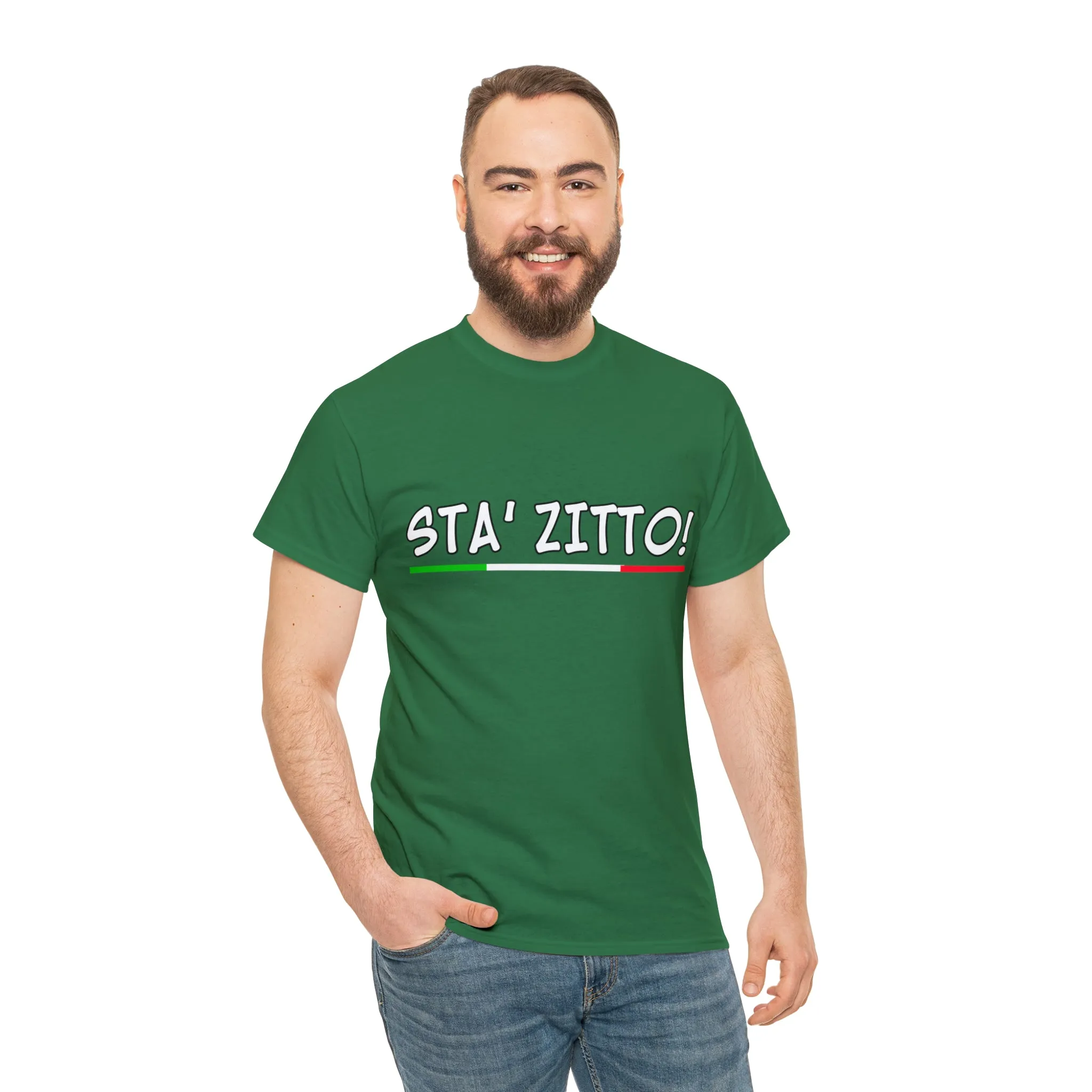 STA ZITTO T-Shirt - Italian Sicilian Tee Shirts