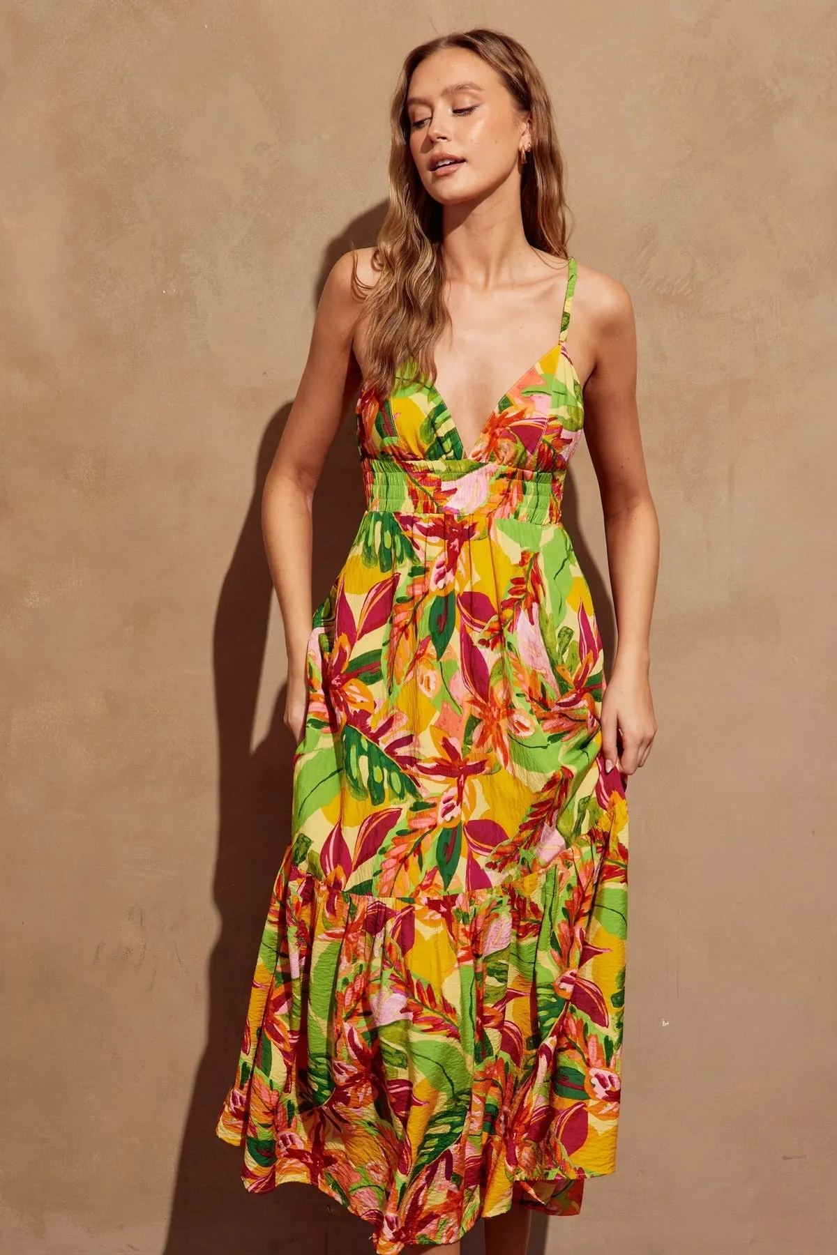 Tropical Serenade Maxi Dress