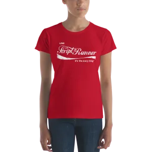 Women's Adaptavist ScriptRunner Cola Retro Design T-Shirt CB1