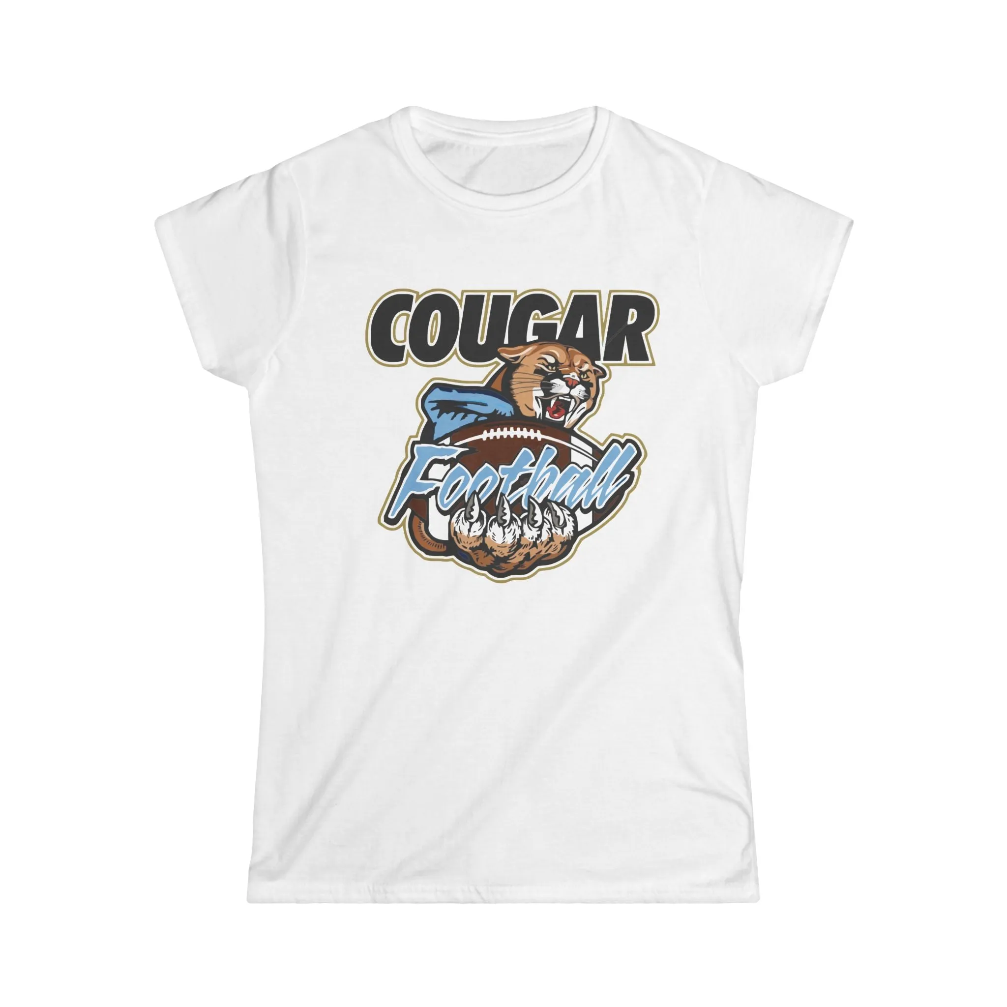 Women's Softstyle Tee - Cougars Football