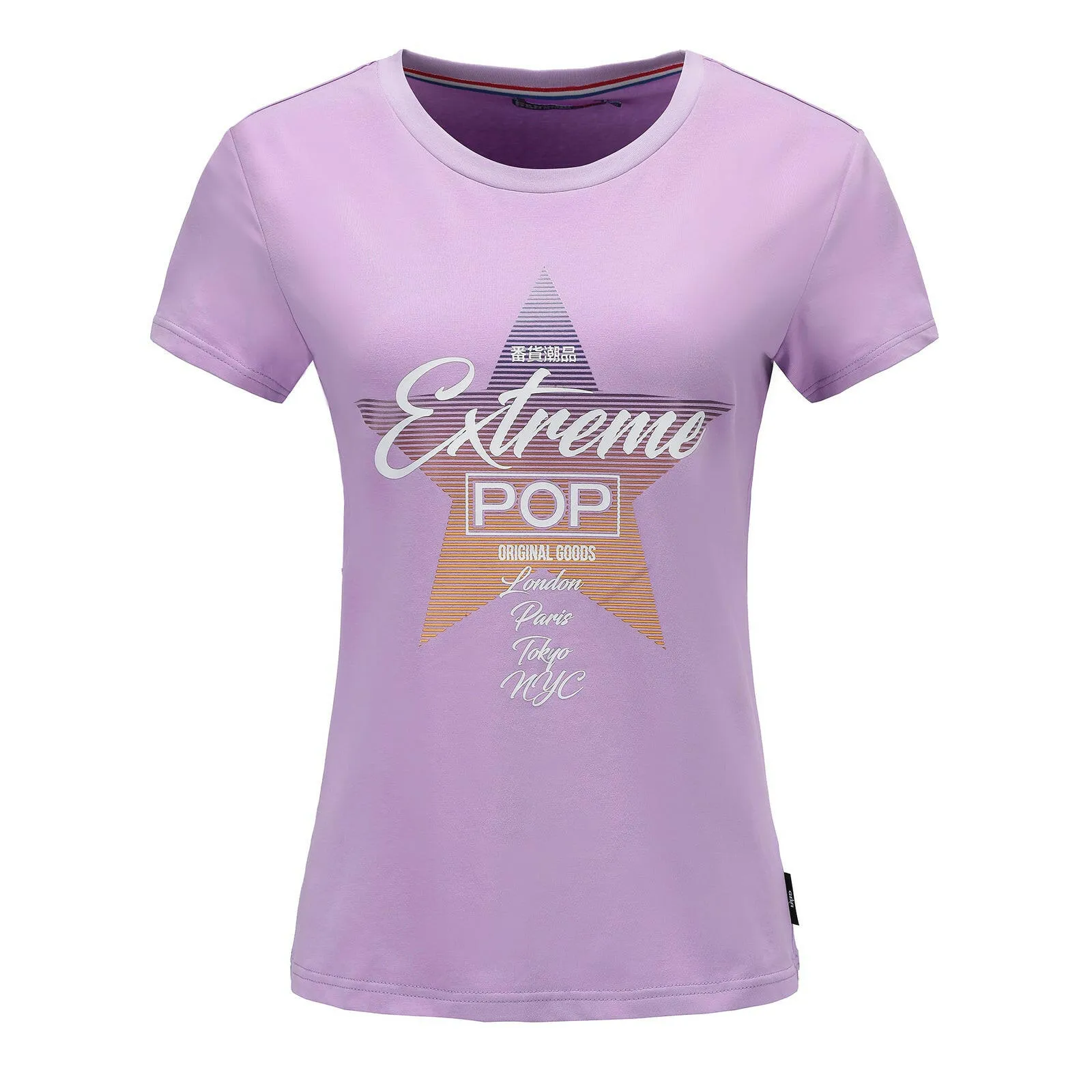 Womens T-shirt Cotton Jersey Tops & Shirts Tee Shirt